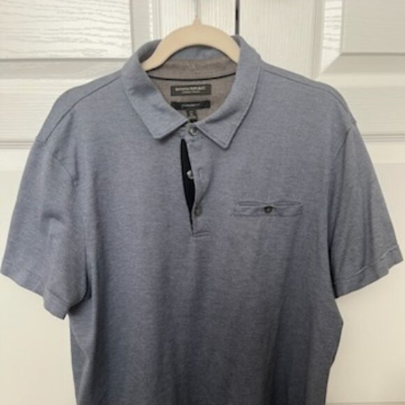 Banana Republic polo:  blue, gently worn, and versatile - Picture 2 of 4